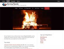 Tablet Screenshot of burningflipside.com